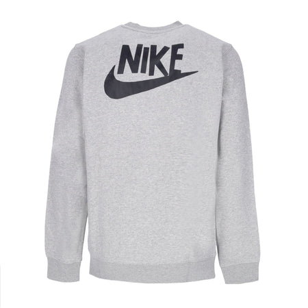 Nike Felpa Girocollo Uomo Sportswear Hbr-c Bb Crewneck Dk Grey Heather/black da uomo