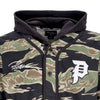 PRIMITIVE Casacca Cappuccio Uomo Tiger Two-fer Baseball Jersey Camouflage da uomo