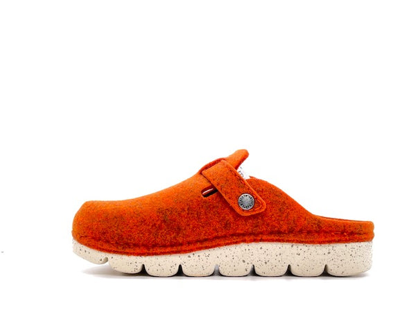 GRUNLAND Ciabatta donna Poff arancio