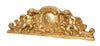 Biscottini SOPRAPORTA IN LEGNO FINITURA FOGLIA ORO ANTICATO L73XPR7XH26 cm Made in Italy