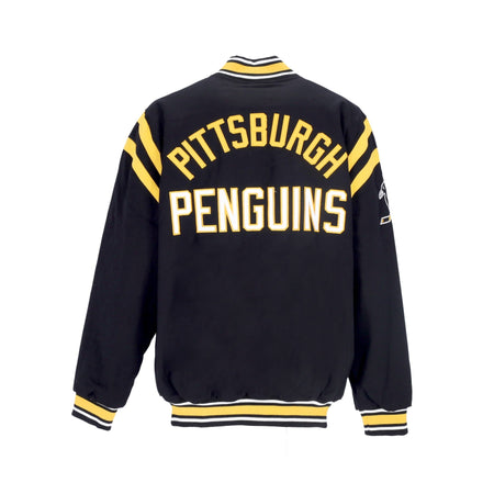 G-III Giubbotto Bomber Uomo Nhl Tailback Varsity Jacket Pitpen Original Team Colors da uomo