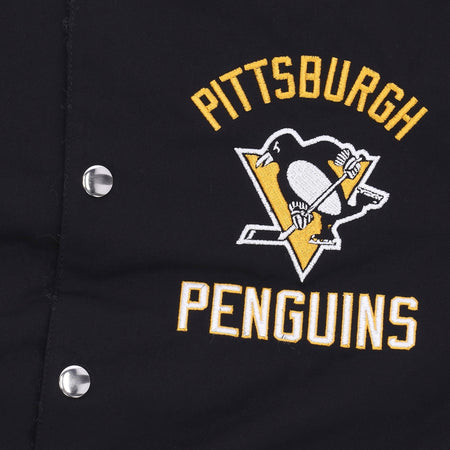 G-III Giubbotto Bomber Uomo Nhl Tailback Varsity Jacket Pitpen Original Team Colors da uomo