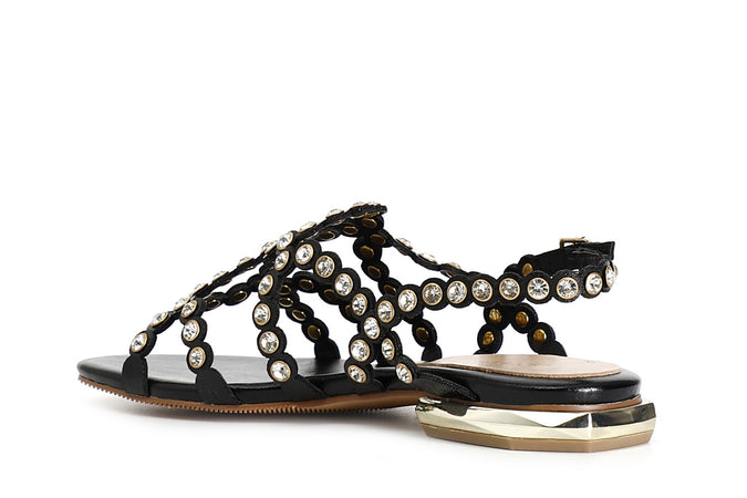 SANDALO CON STRASS