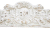 Biscottini SOPRAPORTA IN LEGNO FINITURA BIANCO ANTICATO L73XPR7XH26 cm Made in Italy
