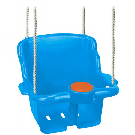 Seggiolino di ricambio altalena in plastica con clacson e protezione a T per bambini da 1 - 3 anni