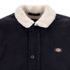 DICKIES Giacca Workwear Uomo Duck Canvas Deck Jacket Stone Washed Black da uomo