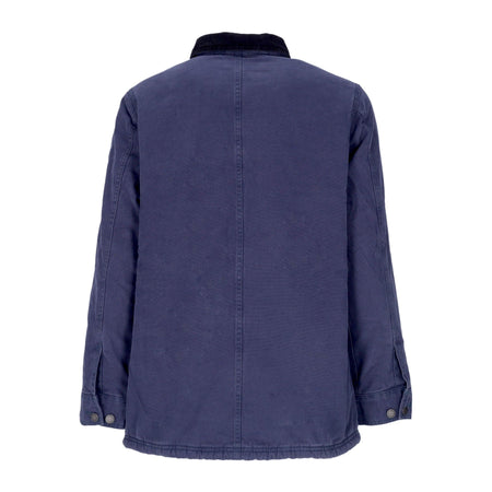 DICKIES Giacca Workwear Uomo Duck Canvas Chore Coat Stone Washed Navy da uomo