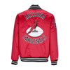MITCHELL & NESS Giubbotto Bomber Uomo Nfl Heavyweight Satin Jacket Aricar Original Team Colors da uomo
