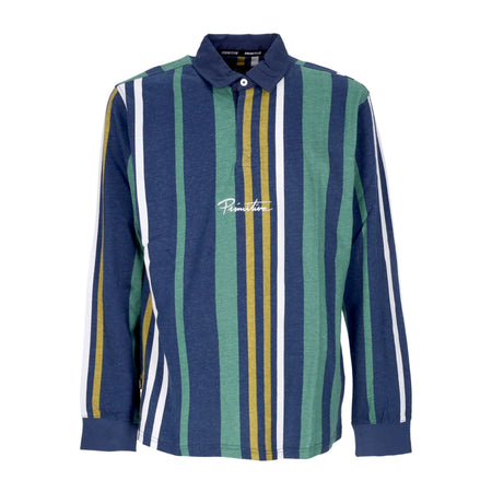 PRIMITIVE Polo Manica Lunga Uomo Sammy L/s Rugby Polo Navy da uomo