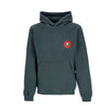 PRIMITIVE Felpa Cappuccio Uomo Red Cap Hoodie Hunter Green da uomo