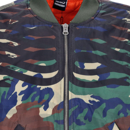PROPAGANDA Giubbotto Bomber Uomo Ribs Bomber Camo da uomo