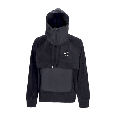 Nike Felpa Cappuccio Uomo Sportswear Air Tf Winterized Hoodie Black/white da uomo