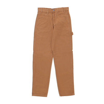 DICKIES Pantalone Lungo Uomo Dc Carpenter Pant Stone Washed Brown Duck da uomo