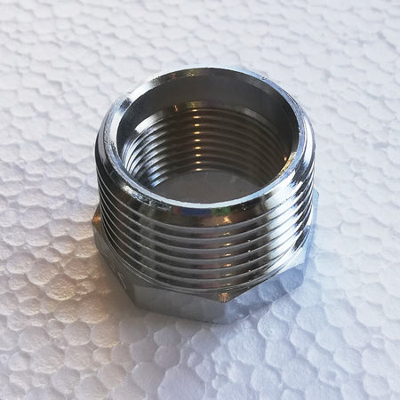Riduzione da 1/2''x 3/8'' in ottone cromato MF