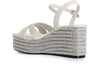 SANDALO INCROCIO IN NAPPA CON ZEPPA STRASS