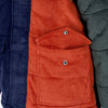 HUF Giaccone Uomo Anglin Cord Insulated Jacket Khaki da uomo