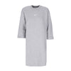 Nike Vestito Donna Sportswear Phoenix Fleece 3/4 Oversized Sleeve Dress Dk Grey Heather/sail da donna