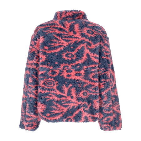 OBEY Orsetto Donna Aiden Sherpa Jacket Reversible Sweet Coral Multi da donna