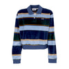OBEY Polo Manica Lunga Donna Georgia Polo L/s Dark Denim Multi da donna