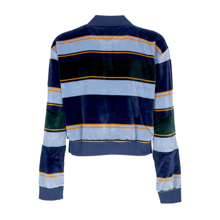 OBEY Polo Manica Lunga Donna Georgia Polo L/s Dark Denim Multi da donna