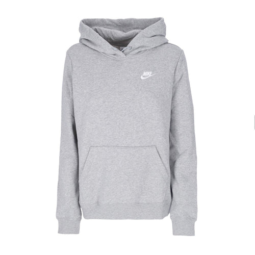 Nike Felpa Cappuccio Donna W Sportswear Club Fleece Std Hoodie White/black da donna