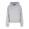 Nike Felpa Cappuccio Donna Sportswear Club Fleece Oversized Hoodie Ssnl Dk Grey Heather/white da donna