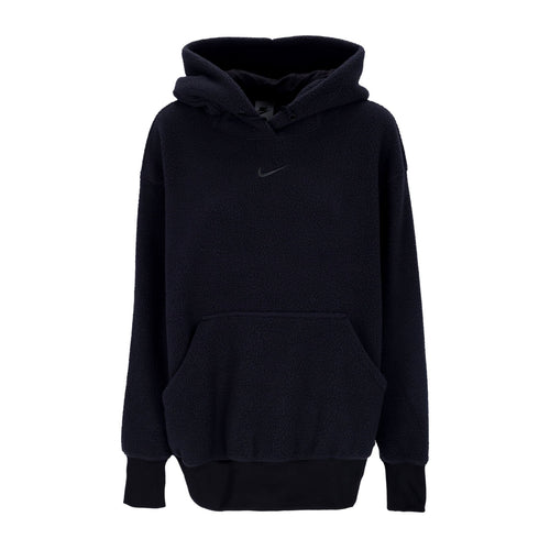 Nike Felpa Cappuccio Donna Sportswear Plush Hoodie Black/dk Smoke Grey da donna