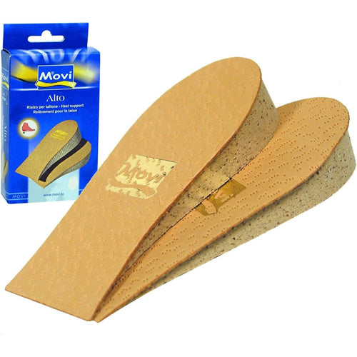 Movi Alto Comodo Rialzo per Tallone Sughero-pelle