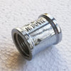 Manicotto FF da 1/2 in ottone cromato