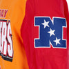 MITCHELL & NESS Felpa Girocollo Uomo Nfl All Over Crew 2.0 Tambuc Orange da uomo