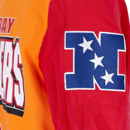 MITCHELL &amp; NESS Felpa Girocollo Uomo Nfl All Over Crew 2.0 Tambuc Orange da uomo