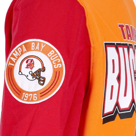 MITCHELL &amp; NESS Felpa Girocollo Uomo Nfl All Over Crew 2.0 Tambuc Orange da uomo
