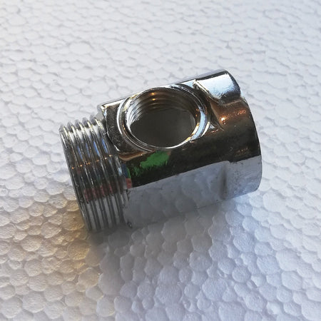 Retrogruppo da 3/4" prolunga MF distanziale cromata