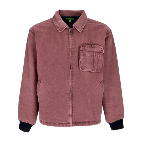HUF Giubbotto Uomo Bowen Work Jacket Wine da uomo