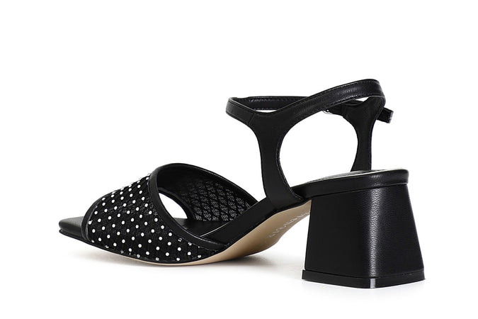 SANDALO GILDA CON RETINA STRASS