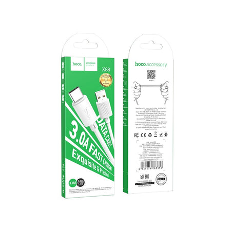 CAVO DI RICARICA HOCO USB-A A USB-C 1M X88 BIANCO