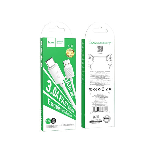CAVO DI RICARICA HOCO USB-A A USB-C 1M X88 BIANCO