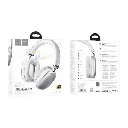 CUFFIE BLUETOOTH HOCO W35 MAX SILVER