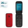 CELLULARE EASYTECK F210 2.4 FOLD RED