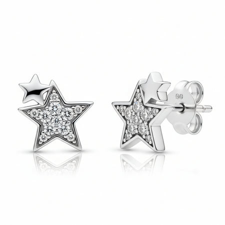PANDORA JEWELS Mod. SPARKLING ASYMMETRIC STARS