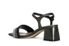 SANDALO GILDA EFFETTO LAMINATO CON MIGNON STRASS DAVANTI