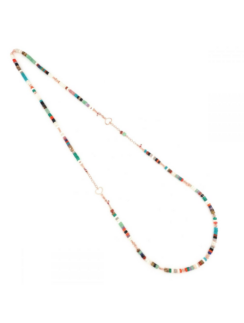 Maman et Sophie - COLLANA-BRACCIALE DOPPIA CON PIETRE CHIARE AMERICA