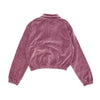 OBEY Felpa Leggera Collo Alto Donna Enzo Quarter Zip Polo Specialty Fleece Lilac Chalk da donna