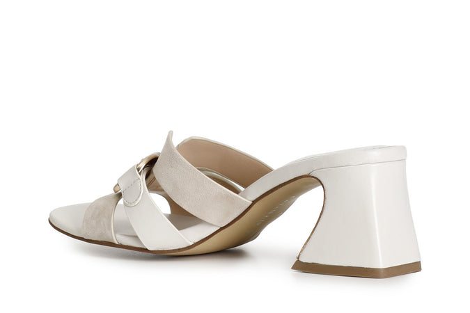 CIABATTA IN CAMOSCIO E NAPPA CON ACCESSORIO CATENA