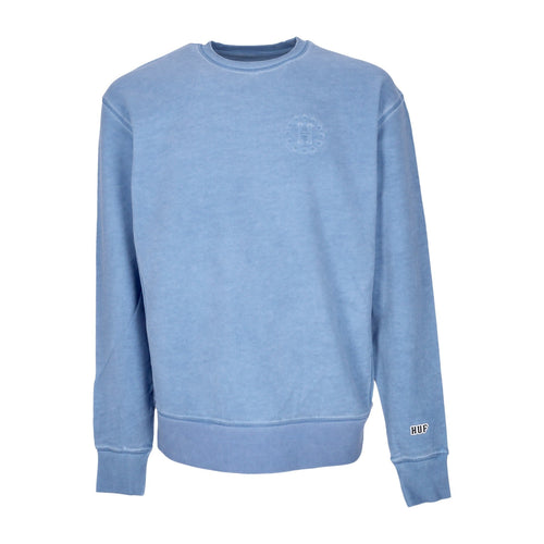 HUF Felpa Girocollo Uomo 12 Galaxies Faded Crewneck Blue da uomo