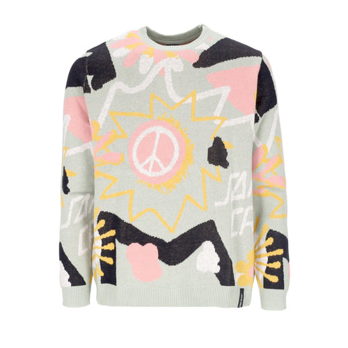 SANTA CRUZ Maglione Donna Breakers Scribble Knit Crew Multi da donna