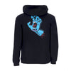 SANTA CRUZ Felpa Cappuccio Uomo Screaming Hand Chest Hood Black da uomo