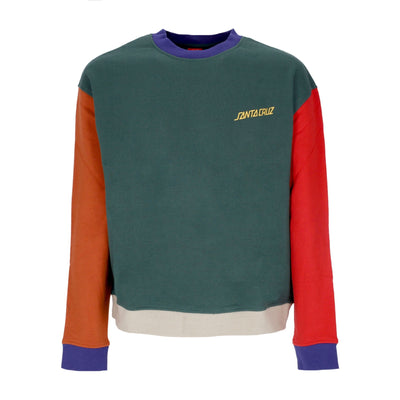 SANTA CRUZ Felpa Girocollo Uomo Shadowless Dot Crew Cedar/multi da uomo