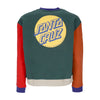 SANTA CRUZ Felpa Girocollo Uomo Shadowless Dot Crew Cedar/multi da uomo