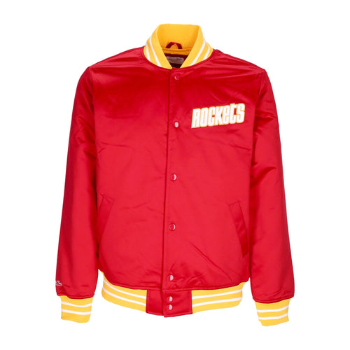 MITCHELL & NESS Giubbotto Bomber Uomo Nba Heavyweight Satin Jacket Houroc Original Team Colors da uomo